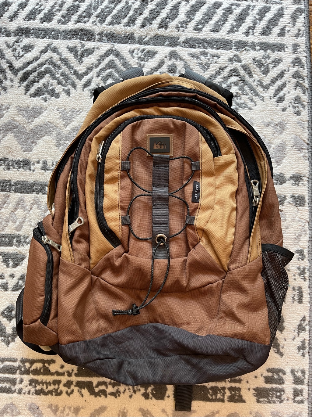 Rei Men's Brown And Tan Outdoor Backpack
